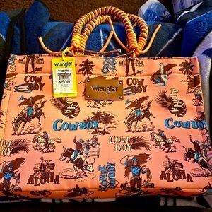 Wrangler Aloha print tote
